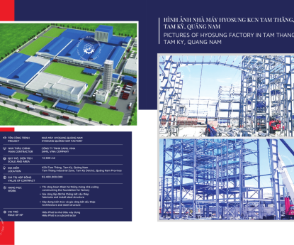NHÀ MÁY HYOSUNG KCN TAM THẮNG, TAM KỲ, QUẢNG NAM